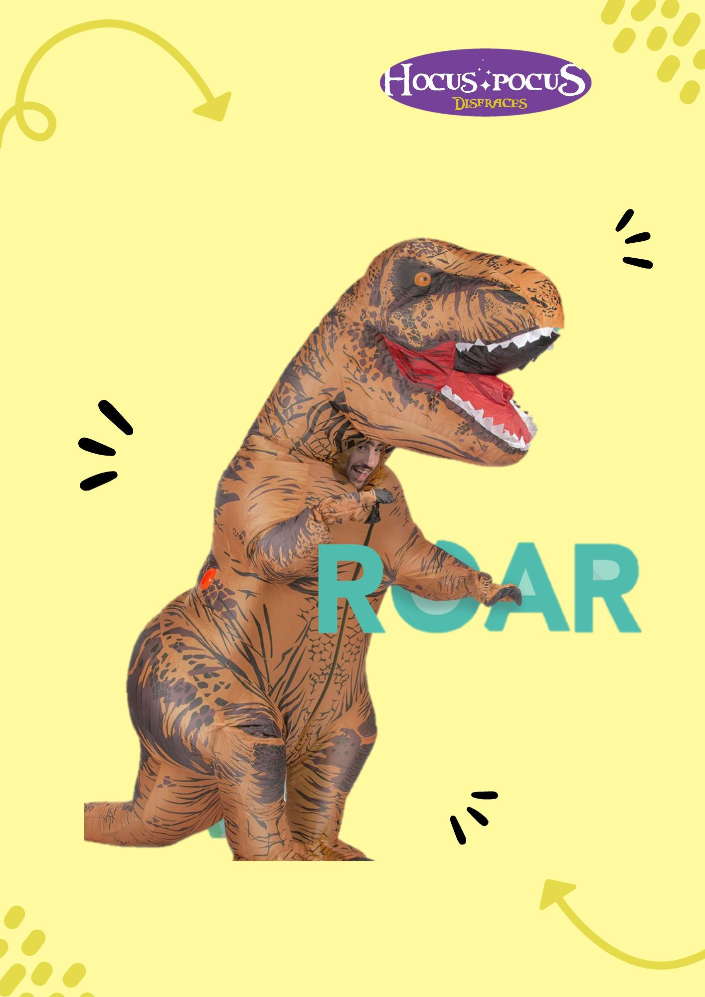 DINOSAURIO Botarga inflable