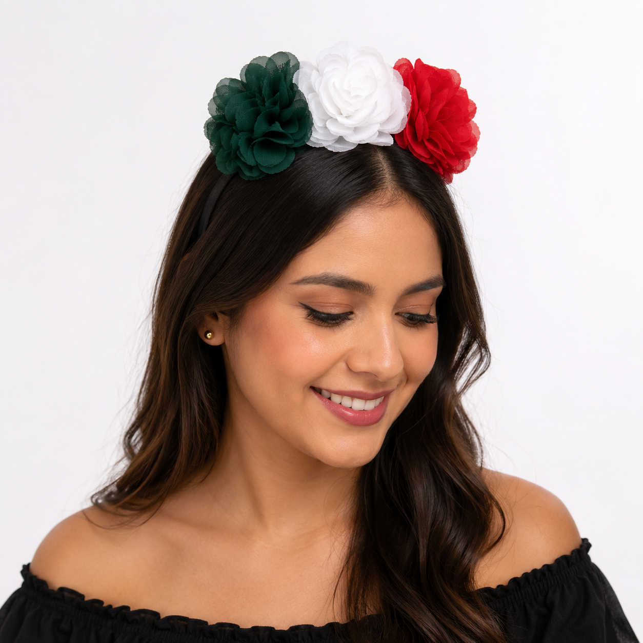diadema flores tricolor