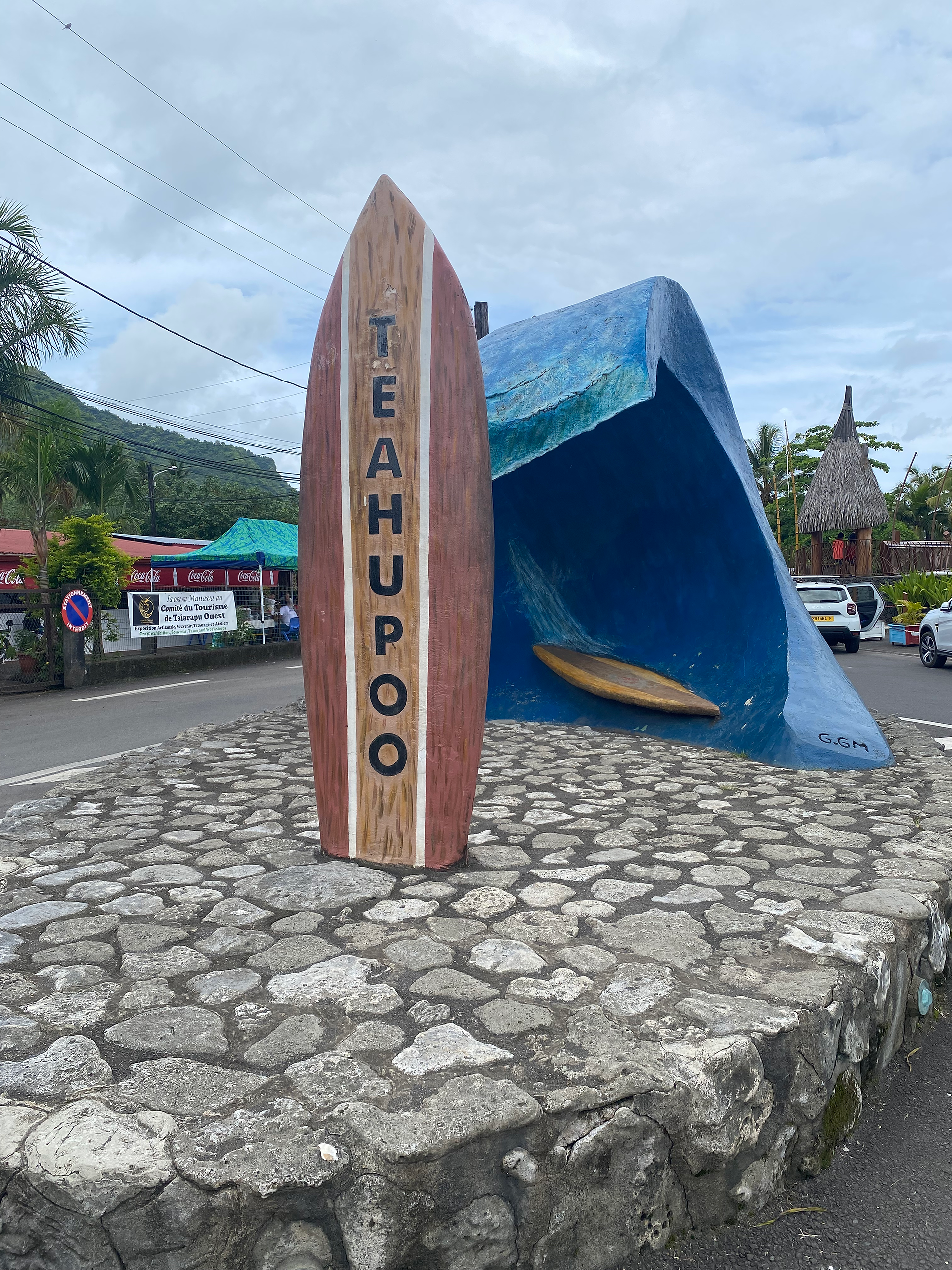 spot de surf teahupoo