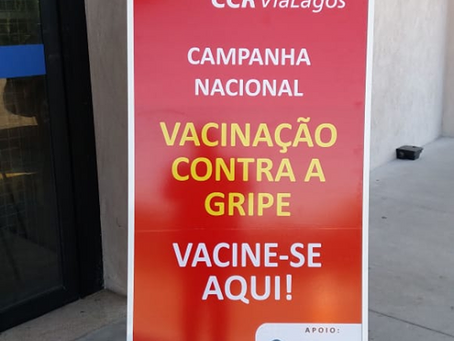 VACINAÇÃO CONTRA GRIPE É REALIZADA EM PARCERIA DA PREFEITURA DE SAQUAREMA E CCR VIA LAGOS