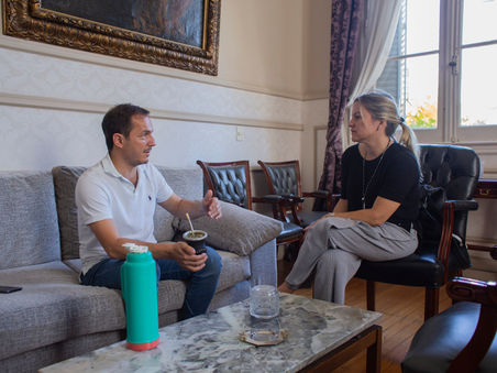 Abella se reunió con la diputada Carolina Píparo para dialogar sobre temas de seguridad