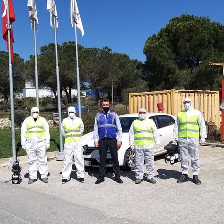 Kolin Kalyon Cengiz Gayrettepe Yenihavalimanı Metro Şantiyesi Dezenfekte ve Temizlik Hizmetleri