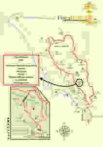 Map at Finca Bellavisa