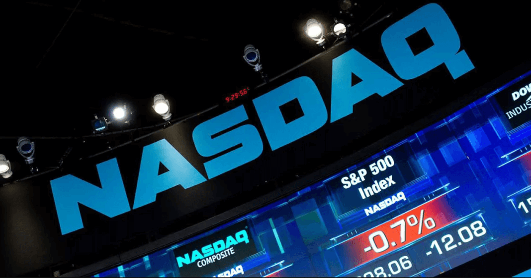 Nasdaq con posible mayor caída content media