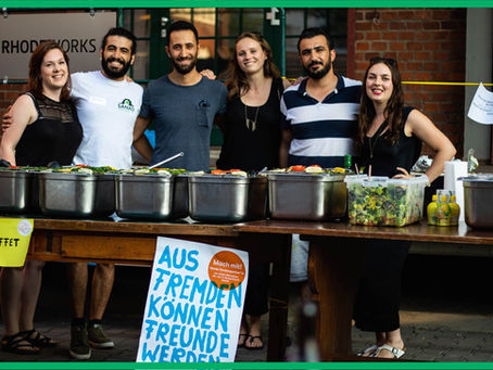 SanaD kocht für Start With a Friend am Sommerfest 31.08.2019