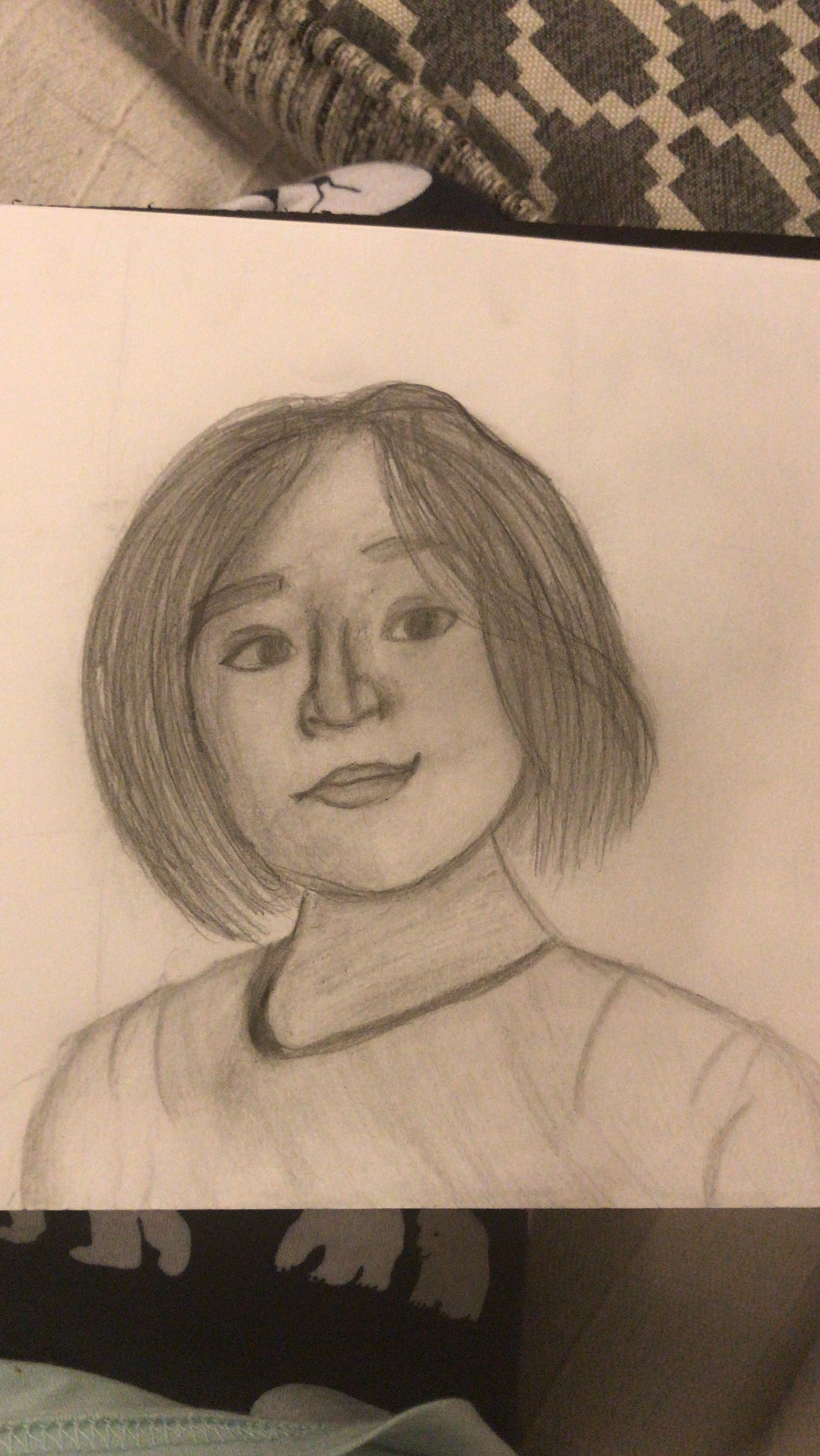 My first drawing in my new sketchbook (I’m young so they aren’t good) content media