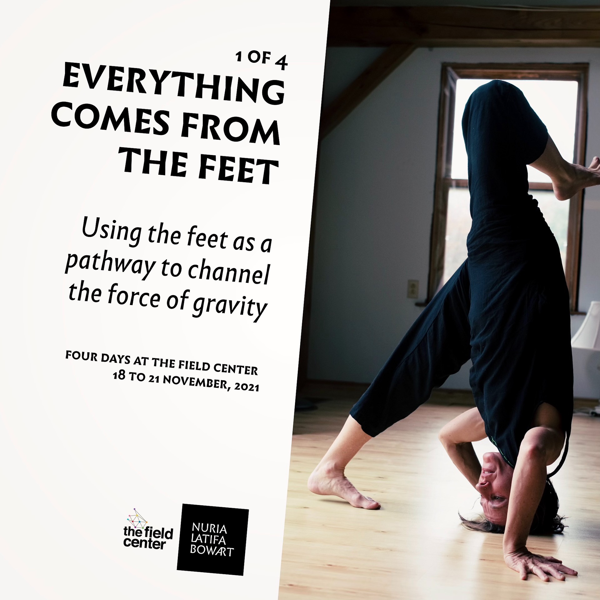 Everything comes from the feet: The first of four workshops from the Axis Syllabus. content media