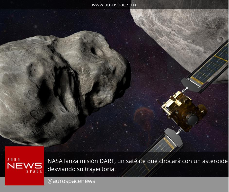 Misión DART, un satélite que chocará con un asteroide para desviar su trayectoria. content media