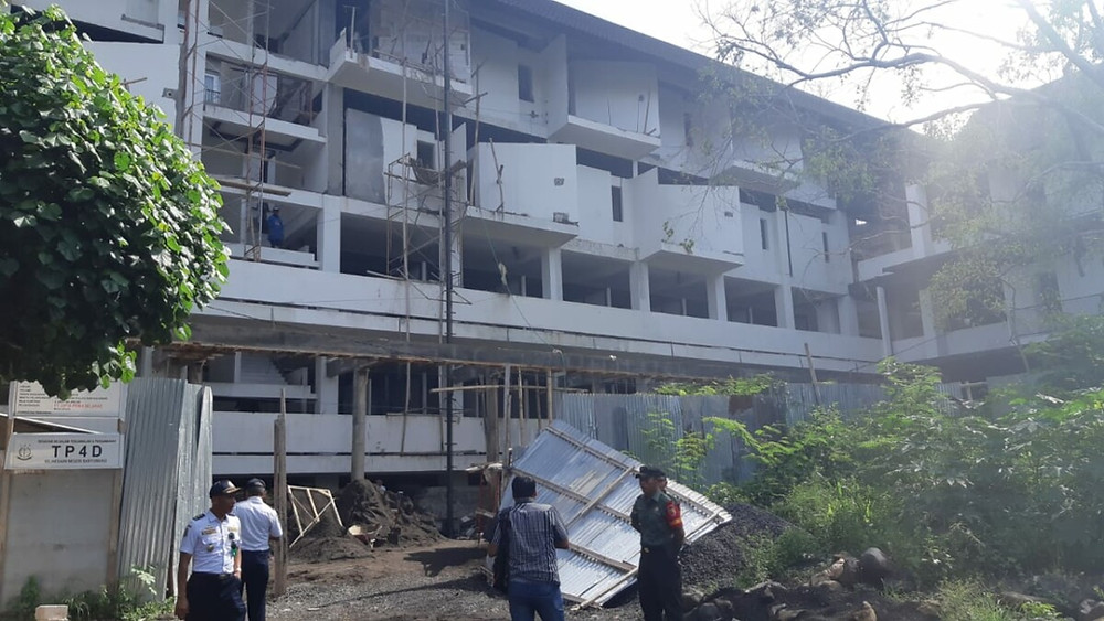 Terminal Pariwisata Terpadu Banyuwangi dalam proses pengerjaan