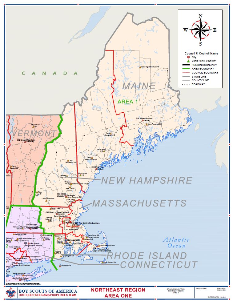I'm the map. I'm the map... Maps of BSA Regions/Areas content media