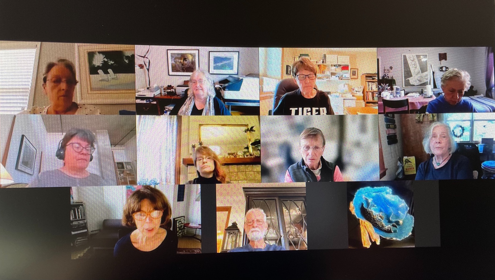 Tuesday Zooming 11/23/2021
Others such as Terri McDonald came to zoom briefly, but here’s the usual suspects!🥰 We have great conversations! content media