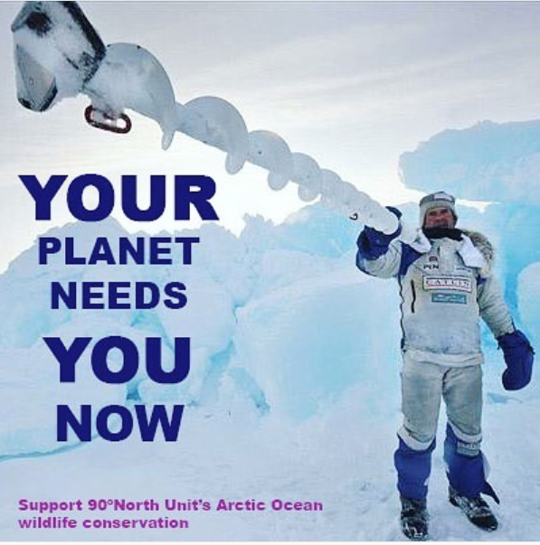 North Pole habitat needs our support!! Pen Hadow talk content media