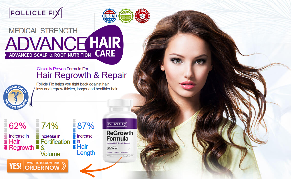 Follicle Fix Hair Regrowth Formula work wonders on hair you notice longer hair. content media