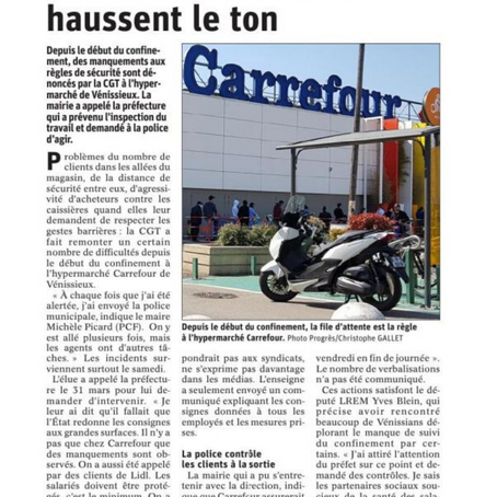 Carrefour Vénissieux - Les autorités haussent le ton pour... que rien ne change !