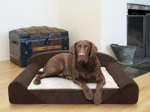 FurHaven Luxury Edition Sofa Pet Bed - Amazing High-Quality Orthopedic Bed for Dogs