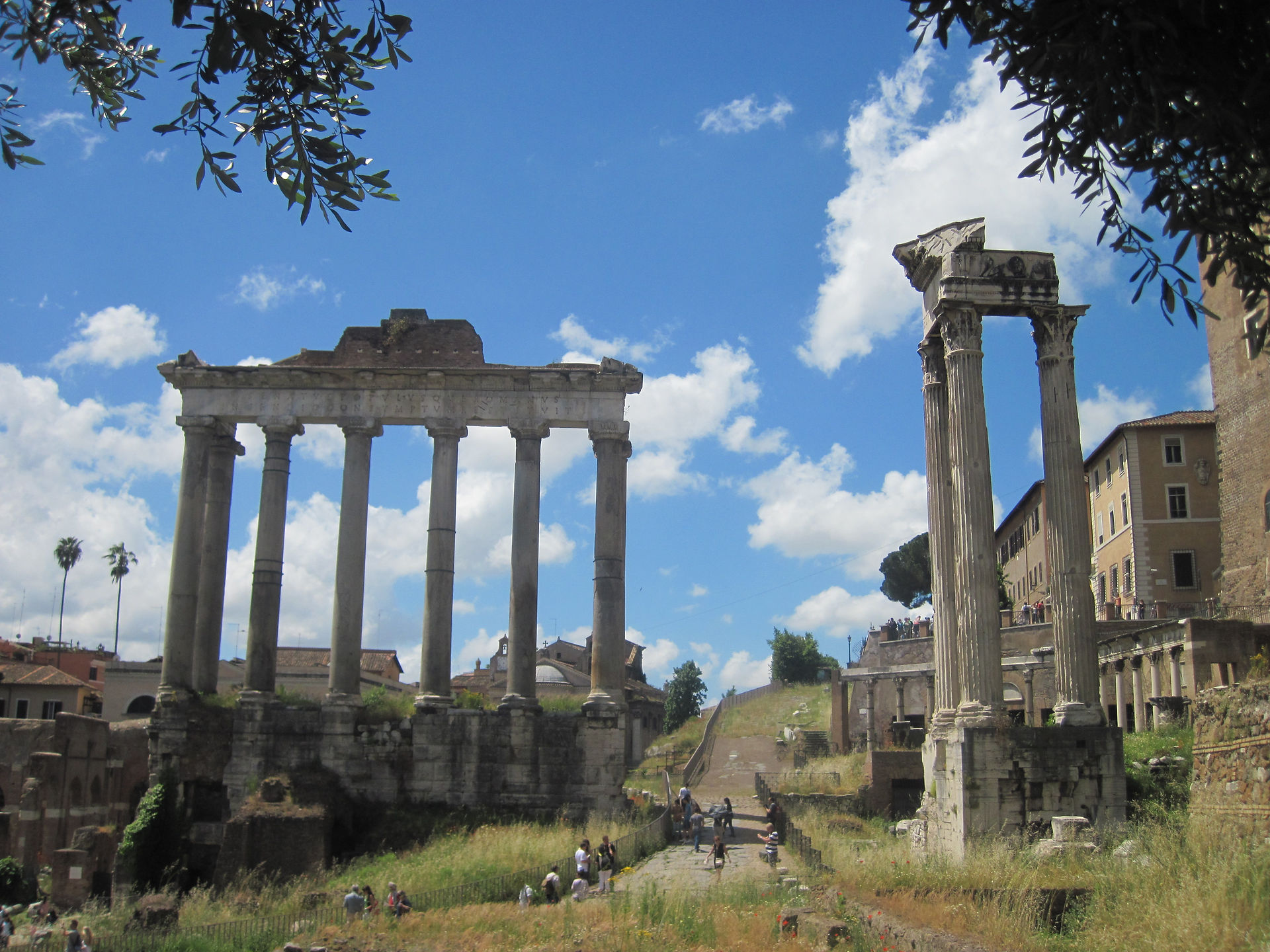 Italy, Rome, Roman Forum, Roman Architecture, Classical Rome, Temple of Saturn, Roman Temple, Roman Ruins