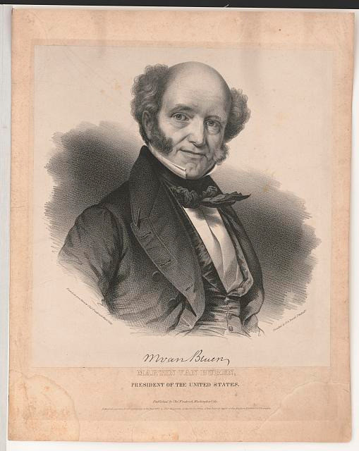 Portrait of Martin Van Buren, 8th President of the U.S.