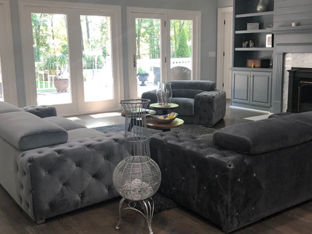 Fifty Shades of Grey - Livingroom Makeover