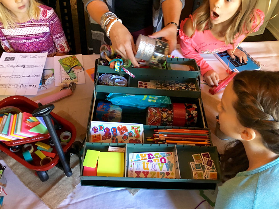 Girls' Bible Quilting Birthday Party