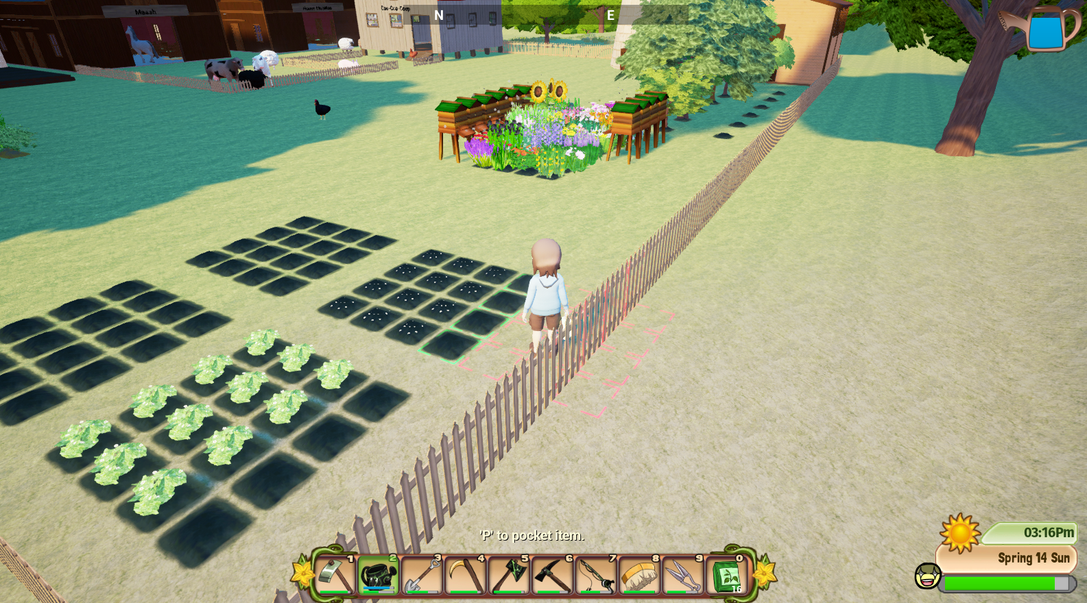 Plants near the fence vanished after restarting the game content media