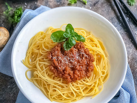 Mushroom and Walnut Bolognese