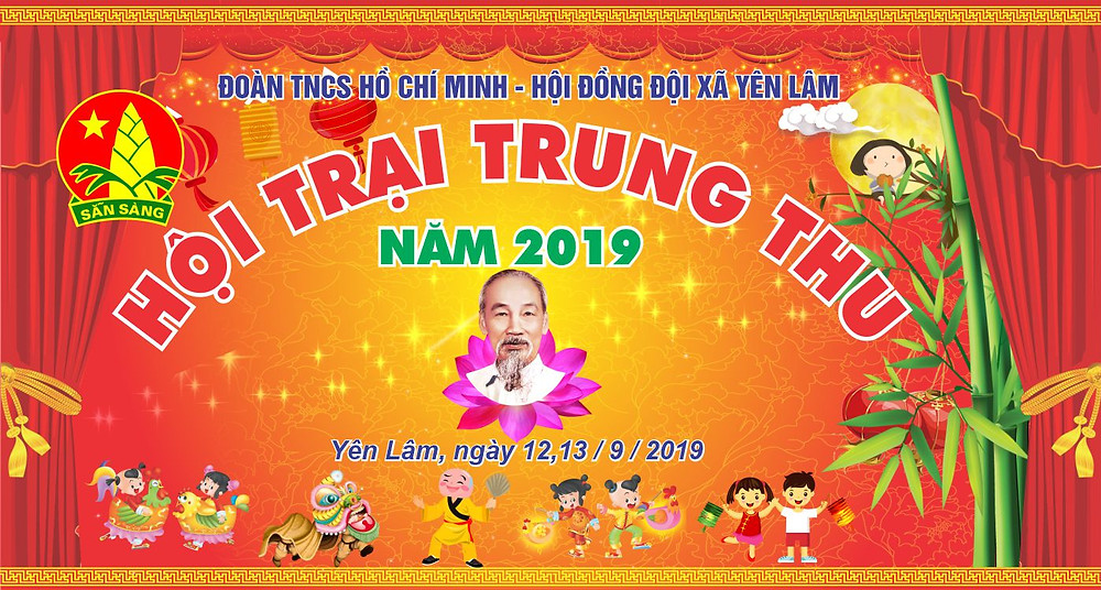 Background Backdrop Trung Thu Vector Corel CDR Part19