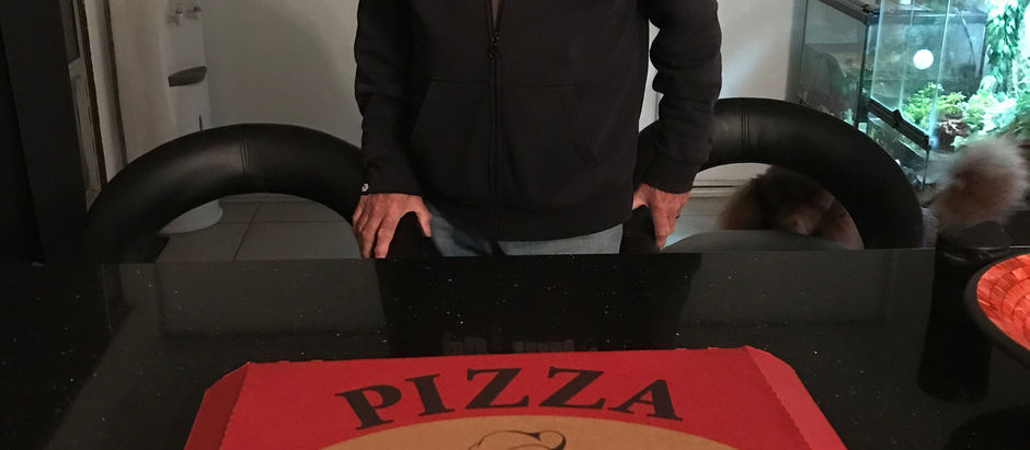Is that the biggest pizza in a box you have ever seen