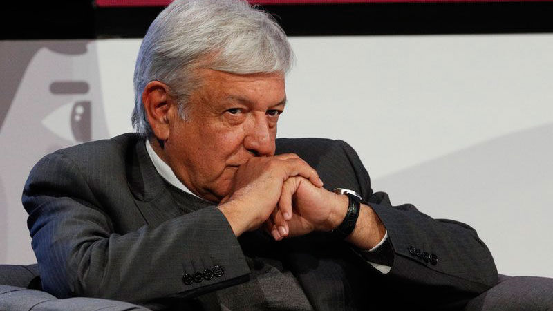 En esta imagen, tomada el 22 de noviembre de 2018, el presidente electo de México, Andrés Manuel López Obrador, durante una reunión en la Ciudad de México. (AP Foto/Rebecca Blackwell, archivo)