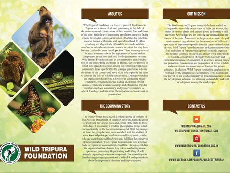 Wild Tripura Foundation Pamphlet