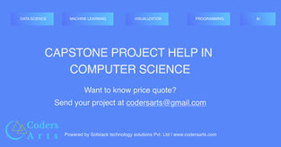 Capstone Project Help in computer Science