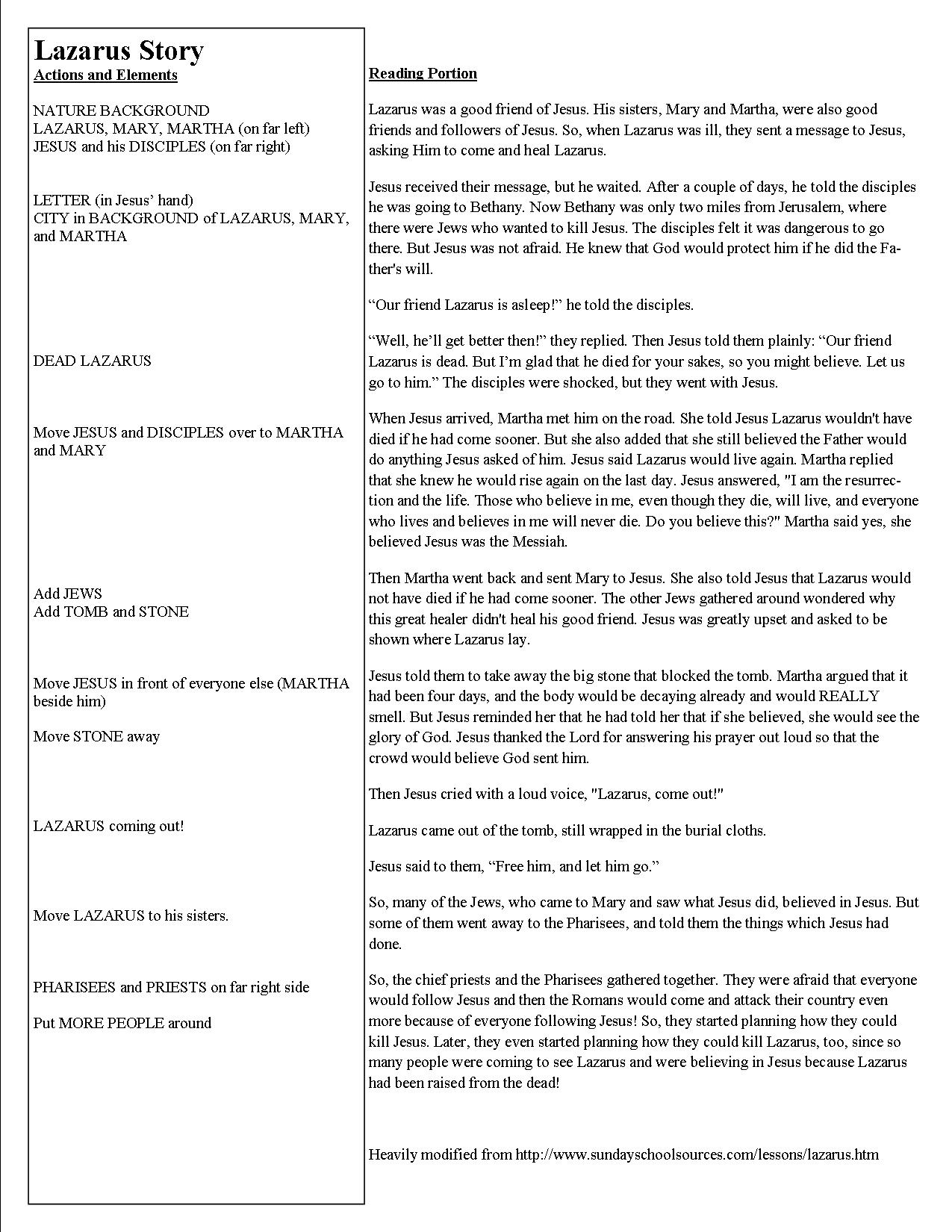 NT Week 12 - Jesus Raises Lazarus from the Dead content media
