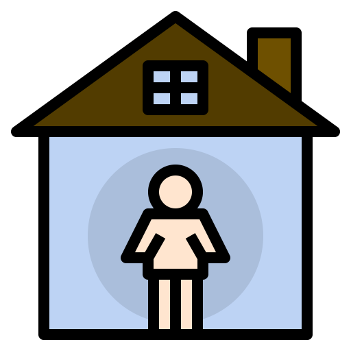5879323 - coronavirus covid19 indoor infection isolation loneliness