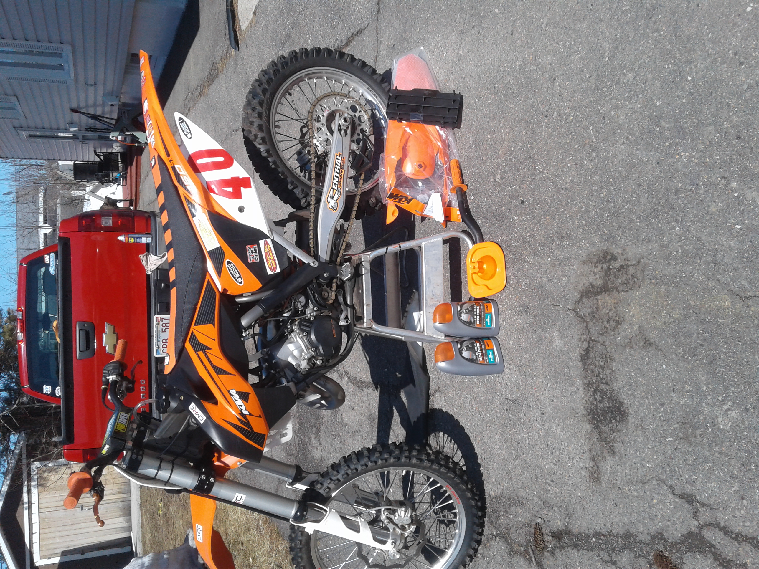 KTM 150 (2013) for sale:::: Super super shape... Bought as a left over in March 2014. 1 owner (I am old !!!). Many extras .. 4250.00 content media