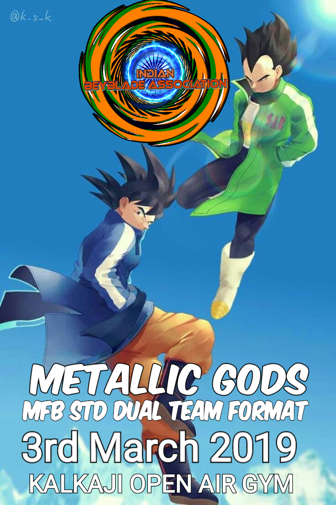 METALLIC GODS : METAL FIGHT BEYBLADE TOURNAMENT | STANDARD FORMAT | 3 FEBRUARY 2019 | KALKAJI OPEN GYM PARK content media
