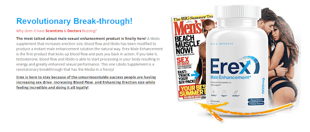 Erex Male Enhancement*SHOCKING PRICE* "- PAIN, ANXIETY, BETTER SLEEP & REVIEWS {UPDATED 2022} content media