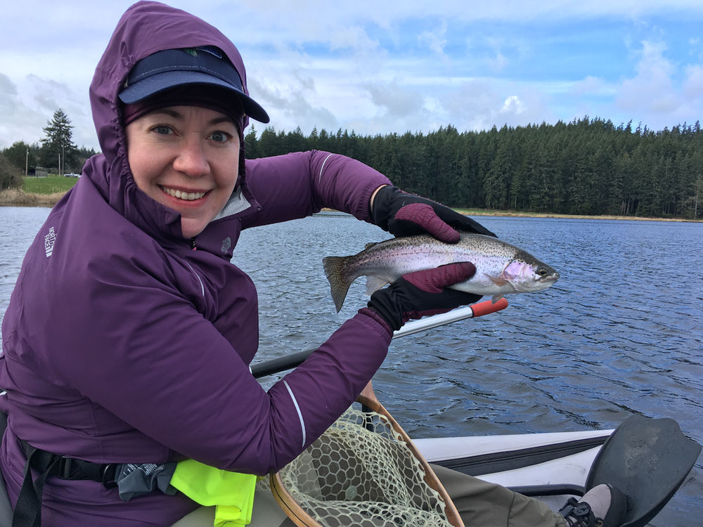 Oly Pen and Edmonds Clubs Fish Lone Lake wiffc