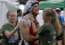Ironman, sunscreen, volunteers