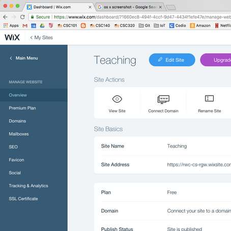 WiX Web Design