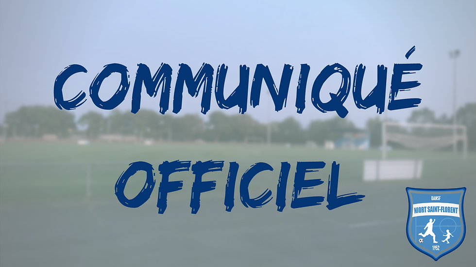Communiqué officiel