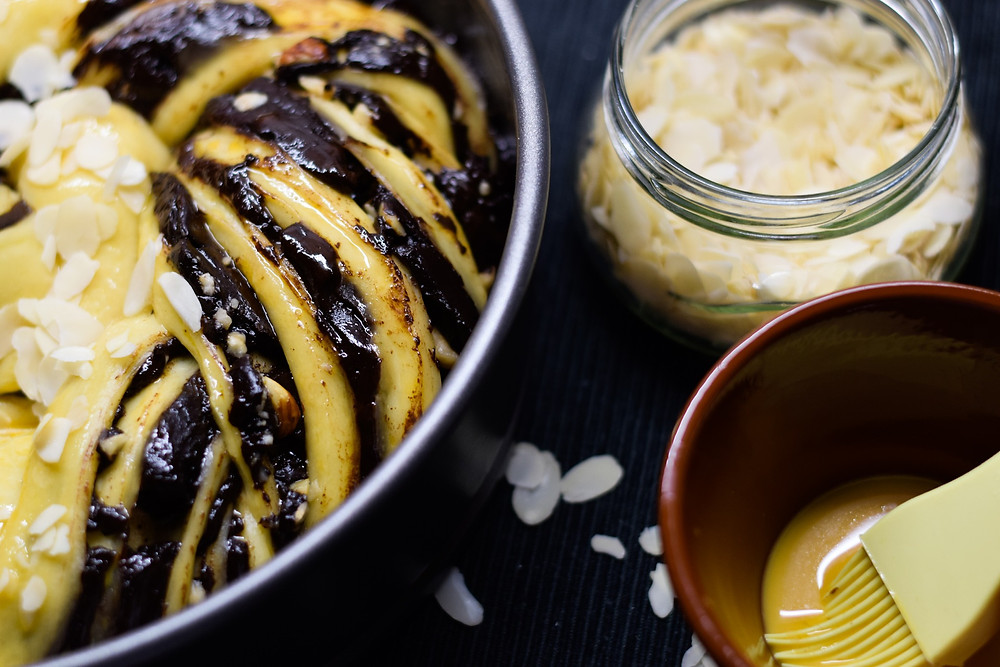Babka με σοκολατένιο fudge