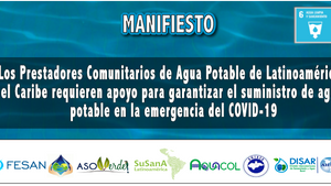MANIFIESTO: La Prestación de los Servicios Comunitarios de Agua Potable de LAC. frente al COVID-19