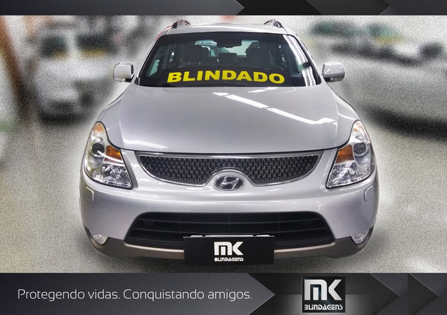 Hyundai Vera Cruz Blindada - Blindarte com vidros Glasshield - 3.8GLS 4WD V6 Gas 270cv