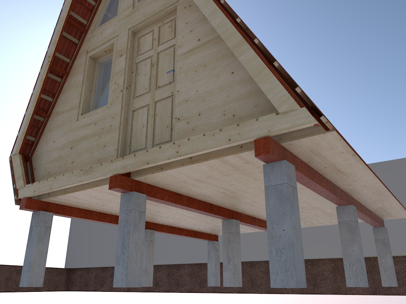 Proiect cabane A-Frame content media
