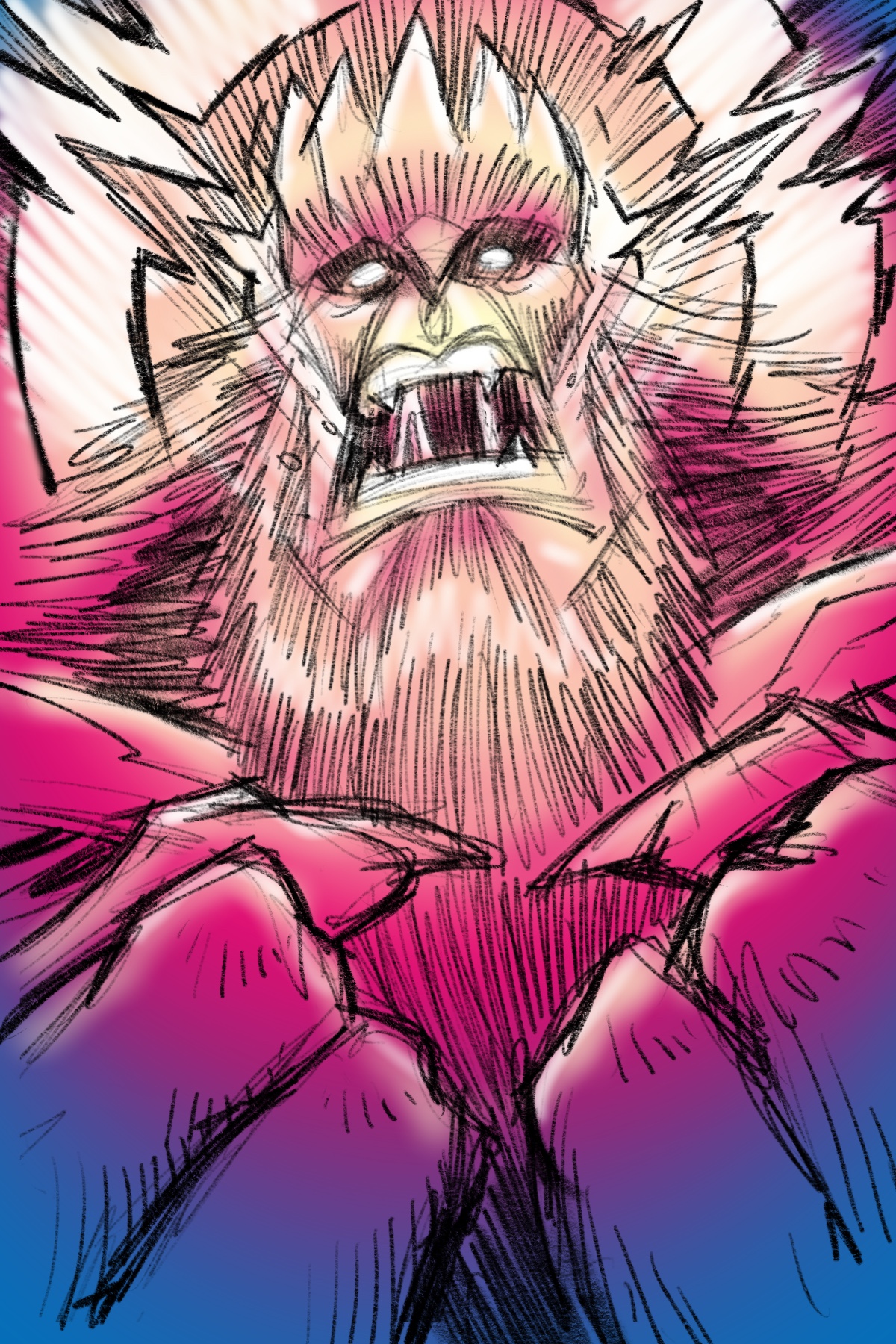 King Cryptid fan art sketch content media