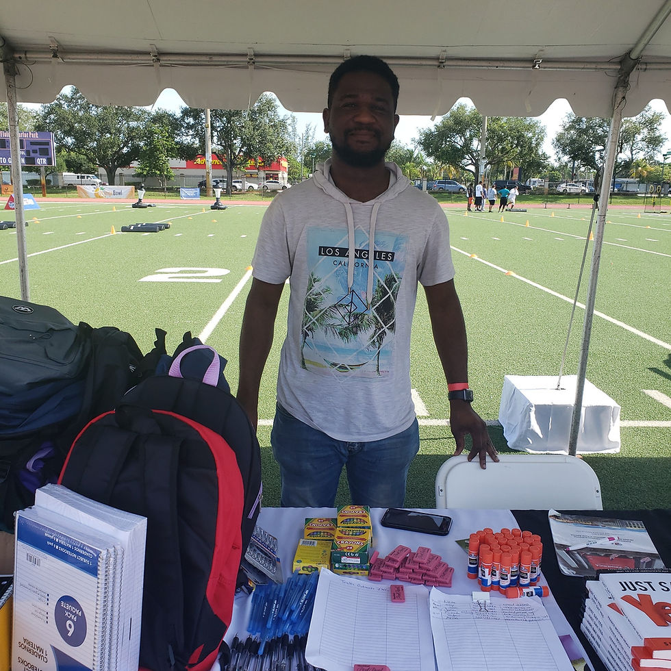 Truth Outreach Inc partnered with us bringing their back to school drive to the Festival!