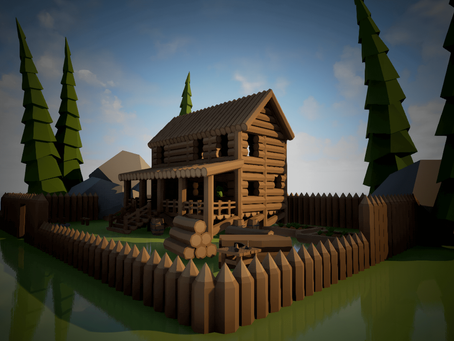 Olberts Low Poly Wood Stronghold