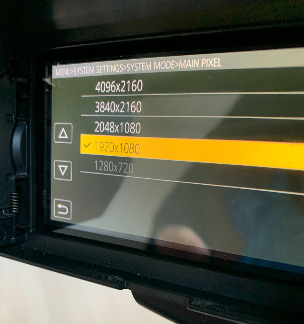 Moniteur de camera Panasonic Eva1