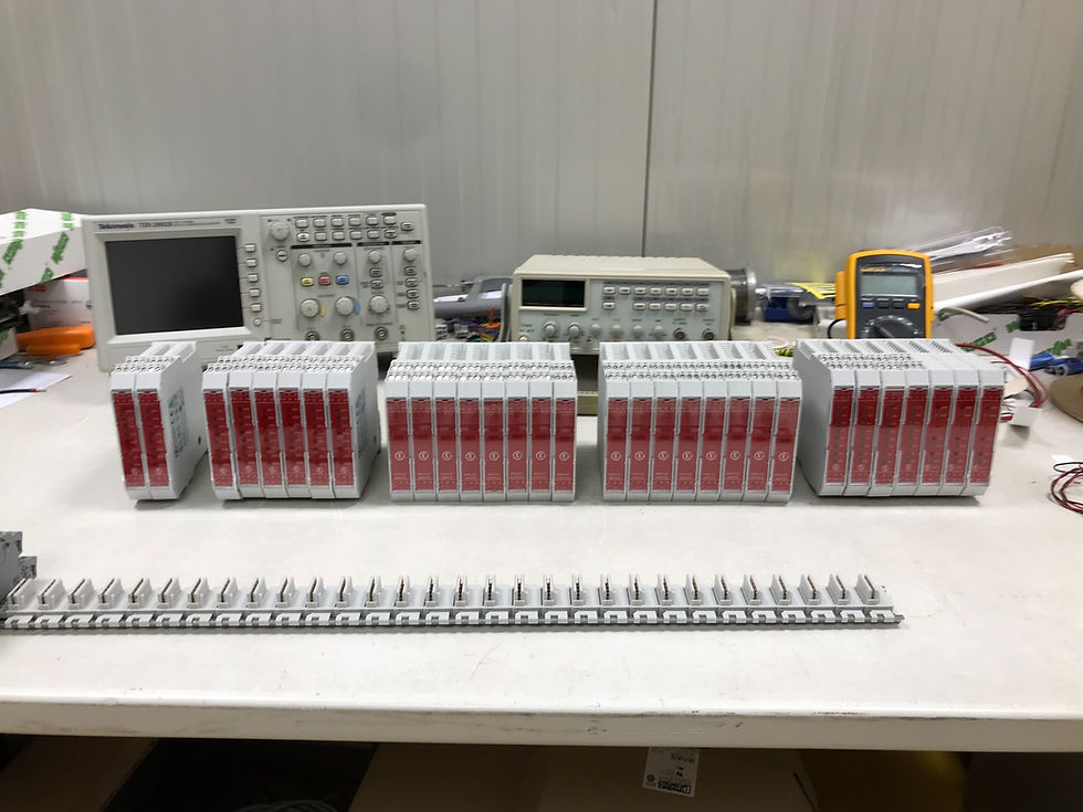 Collaudo e test controllori programmabili espandibili
