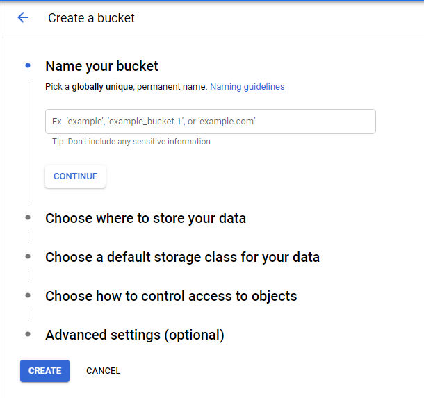 How to store files in Google Cloud Storage? Magoware