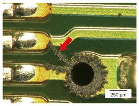 Copper Salt Corrosion Damage